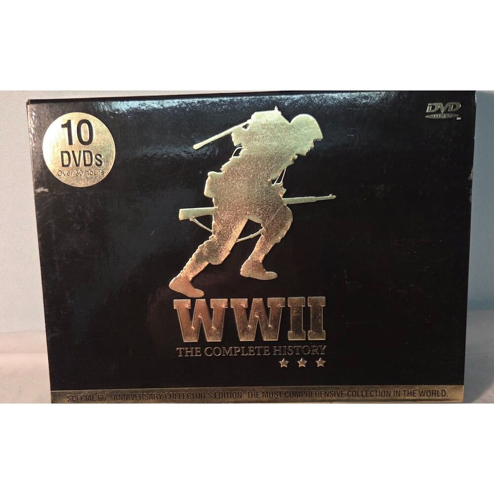 WWII The Complete History 10 DVD 66th Anniversary Collector's Edition Box Set